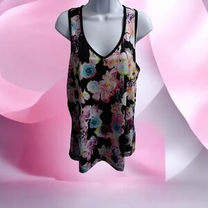 2 Tops Women's Charcoal Heathered Tank Top